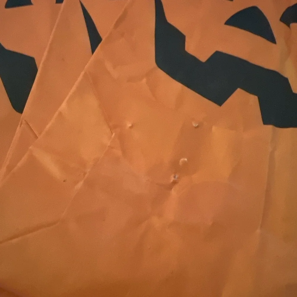 Lot of 12 Vintage Halloween Jack-O-Lantern Paper Luminaries Flame Retardant
